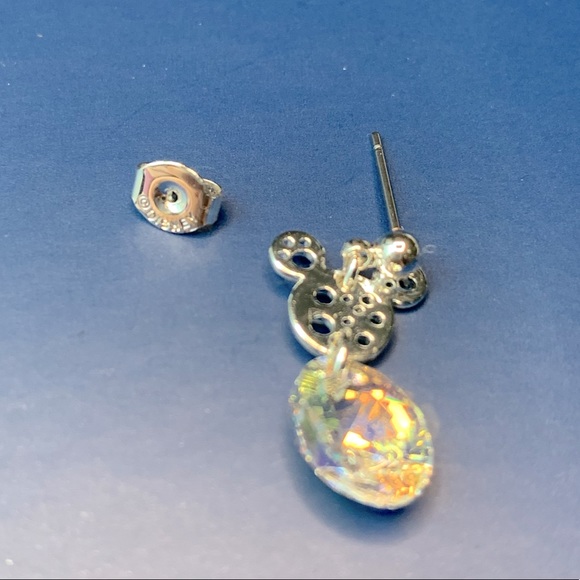 Swarovski Disney Mickey Mouse earrings NWOT - Picture 3 of 3